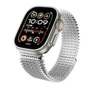 JQQJZLC Para la banda Ultra 2 1 49 mm 46 mm 45 mm 44 mm 41 mm 42 mm 42 mm Correa de milanis para series iwatch 10 9 8 7 6 5 4 SE Bracelet Correa Watch Bands