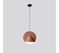 JQQJZLC Protección de los Ojos Simple Comedor Candelier Mesa de Barra Creativa Lámpara Colgante Personalidad Nordic Dormitorio Bedside Art Decorative Pendse Light, LED Tricolor Light L