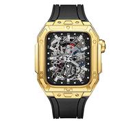 JQQJZLC Pulsera de Banda de Silicona para 44/45 mm, Estuche Protectora Resistente a Prueba de arañazos, para iWatch Ultra 8 7 6 5 4 SE Serie Sport Military Band