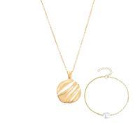 JQQJZLC Pulsera de joyería 925 Set de Collar - Juegos de joyería de Collar de Perla Colgante y Colgante Irregular, Juego de Joyas de Fiesta de cumpleaños Elegante para Mujeres Joyas para niñas