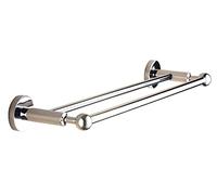 JQQJZLC Rack de Toalla Toalla Toalla de Metal Toalla de Metal Baño montada en la Pared Toalla de Toallas Doble Toalla Bar Be Toilelas para el baño Toalla de Toalla de Toalla de toalla/A/60 cm