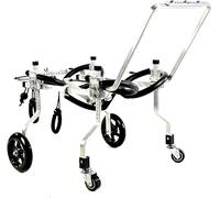 JQQJZLC Silla de ruedas para perros para patas traseras, arnés ajustable de soporte de cadera para ayuda canina, artritis, para perros pequeños, medianos y grandes, rehabilitación, mala estabilidad