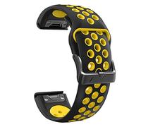 JQQJZLC Sport Silicone Ratch Straps Band Band Release Brailet para Fenix 6x 6 Pro 5x 5 Plus 3hr 935 945 Mincha de vigilancia de 26 mm de 26 mm