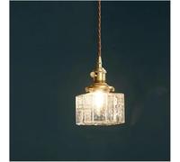 JQQJZLC V -INTAGE Glass Glass Escandinavo - Lámpara de Puertas de Ropa de Bar de restaurantes Home Candelier Decorativo, Lights Lights (10x17 cm)