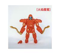 (jqr13) Juguetes transformables Beastman Super Warrior King Kong Tyrannosaurus Metal Chimpanzee Figuras