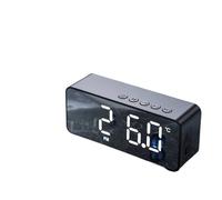 JQVDE Altavoz Bluetooth inalámbrico con Tarjeta FM, Reloj Despertador con Espejo, recepción de Audio, Mensaje de Voz K(Multidiag Pro BT)