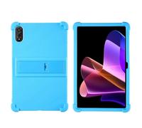 JQVDE Funda de Silicona a Prueba de Golpes con airbags for Blackview Mega 2, Funda de 12 Pulgadas for Tableta y PC, Soporte Ajustable en múltiples ángulos(Sky Blue)