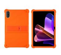 JQVDE Funda de Silicona a Prueba de Golpes con airbags for Blackview Mega 2, Funda de 12 Pulgadas for Tableta y PC, Soporte Ajustable en múltiples ángulos(Orange)