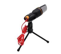 JQVDE Micrófono Profesional de Sonido for Podcast, Estudio, Apto for Ordenador, portátil, Canto, Escritorio, discurso, reunión.(Black)