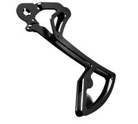 JQVDE Poleas for Bicicleta, Caja de desviador Trasero, Cuadro de aleación de Aluminio, rodamiento cerámico(Black Blue Cage)