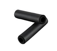 JQVDE Puños de Bicicleta MTB, puños de Bicicleta de Carretera, puños de Esponja Suaves y Antideslizantes.(GD1001BLBK)