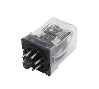 JQX-10F/2Z 220V 24V pequeño relé electromagnético de alta potencia con luz 8 pines(JQX 10F2Z,AC220V)