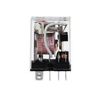 JQX-13F HH62P bobina de relé de alta potencia General DPDT Micro Mini interruptor de relé electromagnético con Base de enchufe AC110V220V DC12V24V5A * 5 uds(DC,110V-With base)
