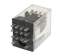 JQX-13F MY4 DC 24V Bobina 14-Pin 4PDT Red LED Relé electromagnético