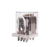 JQX-38 relé intermedio electromagnético de alta potencia AC220V/AC380V/AC24V/AC36V/AC110V/DC12V-DC110V 2 uds(DC24V)
