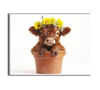 Jqynn Diamond Painting Girasol Buey Manualidades Adultos Pintura de Diamantes Kit Punto de Cruz, DIY Cristal Pintura De Diamante, Decoracion Navidad, per Home Decoration, Regalo Mujer 70x95cm J-g-967