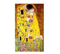 Jqynn Pintura Diamante, Beso de Gustav Klimt Grande Diamond Painting Kit Completo por Adultos Niños, Cuadros Diamantes 5d Lienzos Bordado Punto de Cruz para Decoración de Pared Hogar Arte 30x60cm