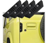JQZUOWAIMAO Tira Protectora para Renault Captur 2 E-Tech 2020-2024 | 4 Piezas, Material Pvc Engrosado, Textura Cuero, Tornillo Plata Mate, Adhesivo Fuerte, Anticolisión, Sensación Robusta