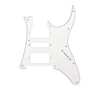 JR/7V Style HSH - Golpeador de PVC de 3 capas, humbucker de repuesto para guitarras de la serie JEM (Blanc)