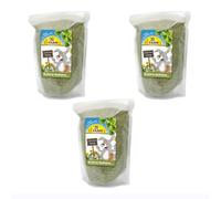 JR FARM Comida en puré para herbívoros | Paquete Triple | 3 x 200 g | Suplemento alimenticio para Conejos Enanos, cobayas, chinchillas y degús | para Problemas dentales y Enfermedades