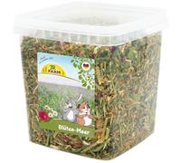 JR Farm Flores-mar 600 g en Cubo (Hierbas para Conejos Enanos y roedores, alimento complementario)