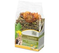 JR Farm Grainless Plus Manzanilla & Diente de León | 100 g | Alimento complementario para Conejos y roedores | Diente de león cuidadosamente Secado en combinación con manzanilla calmante