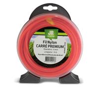 JR FNY058 JR-FNY058-Jardin-Fil Nylon 4mm-Carré-Premium, Sin