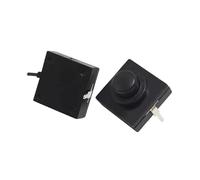 JRBJWYVV 10pc 12 * 12 * 9.4mm One on One Off Flashlight Key Switch Touch The Button Self-Locking 2 Copper Feet