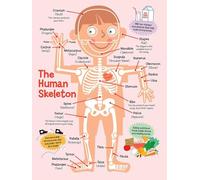 JRBJWYVV Anatomy Poster Human Skeleton Education Chart Skeletal System Bones Science Classroom Decor Hospital Office Wall-Art(Unframed,08x12inch(20x30cm))