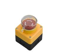JRBJWYVV Emergency Stop Switch Button Switch Control Box Hand-Held Self Starting Button Waterproof Box Electrical Industrial Emergency Stop LA38(1Hole)