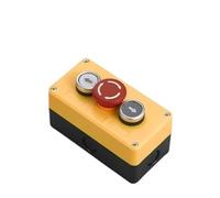 JRBJWYVV Emergency Stop Switch Button Switch Control Box Hand-Held Self Starting Button Waterproof Box Electrical Industrial Emergency Stop LA38(3Hole12)