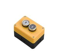 JRBJWYVV Emergency Stop Switch Button Switch Control Box Hand-Held Self Starting Button Waterproof Box Electrical Industrial Emergency Stop LA38(2Hole6)