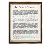 JRBJWYVV Inspirational Covenant Guide Poster for Religious Study and Home Office Wall Decor(Unframed,16x24inch(40x60cm))