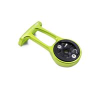 JRC Components Soporte frontal con vástago | Compatible con dispositivos Garmin Edge Series | Cuerpo de aluminio ligero CNC 6061 - Verde ácido