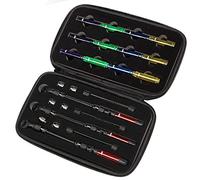 JRC Curve Slim - Juego de 3 Intermitentes, Color Negro