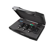 JRC Radar CR 3+1 Bite Alarm Kit Juego Completo de alarmas de picada de Pesca Que te da Todo lo Que Necesitas, Alarmas de Pesca óptimas para la Pesca de Carpas, Unisex, Negro