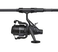 JRC Specimen Combo, Combos de caña y Carrete Defender, Pesca Gruesa y combinada, Peces de Lago, Pescador de Agua Dulce, Carpa, preenrollado con Hilo, Negro, 10000, 3.66m, 3.00 LB