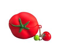 JRCYVTA Bonita funda compatible con Airpods Pro 3, silicona suave, diseño de tomate de dibujos animados 3D, a prueba de golpes, funda de protección para Apple Airpods Pro de 3ª generación