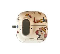 JRCYVTA Bonita funda de dibujos animados para Huawei FreeClip 2, funda protectora para auriculares con diseño de animales kawaii a prueba de golpes con gancho antipérdida (D)
