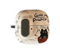 JRCYVTA Bonita funda de dibujos animados para Huawei FreeClip 2, funda protectora para auriculares con diseño de animales kawaii a prueba de golpes con gancho antipérdida (A)