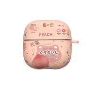 JRCYVTA Funda de silicona para auriculares Huawei Freeclip2, diseño kawaii de melocotón/lima, funda protectora de silicona para auriculares Bluetooth inalámbricos para mujeres y niñas (melocotón)