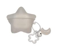 JRCYVTA Funda para auriculares 3D Luminous Star para Huawei FreeClip/FreeClip 2, bonita funda protectora de silicona para auriculares inalámbricos Bluetooth (blanco, freeclip)