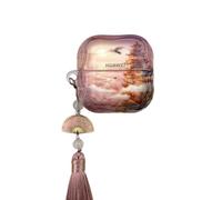 JRCYVTA Funda para Huawei Freeclip 2 bonita, interesante diseño de Koi/caballo/Torre Xianhe, auriculares inalámbricos Bluetooth, funda protectora de TPU para niños y niñas (torre Xianhe)