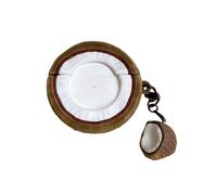 JRCYVTA Funda para Huawei Freeclip 2, diseño de animales de caricatura, inalámbrico, Bluetooth, de silicona, para niños y niñas (coco)