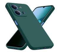 jrester Funda para Xiaomi Redmi 15C 4G/5G/Poco C85 EU Version（No para Global Version） con Tres Cristal Templado Protector de Pantalla, Verde Marco de TPU Flexible + Carcasa Trasera de PC rígida