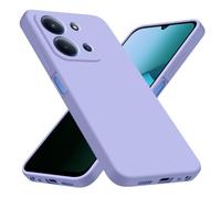 jrester Funda para Xiaomi Redmi 15C 4G/5G/Poco C85 EU Version（No para Global Version）, Púrpura Marco de TPU Flexible + Carcasa Trasera de PC rígida