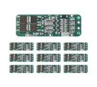Jrifedptry 10 unidades 3S 20A 18650 de iones de litio cargador de batería de litio placa de protección PCB 11.1V 12V 12.6V módulo