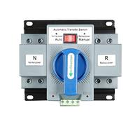 Jrifedptry 2P 63A 230V MCB Interruptor de transferencia automática de doble potencia ATS voltaje nominal 230V frecuencia nominal 50/60Hz