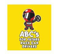 Jrifedptry ABC'S for Race Car Drivers - Libro del alfabeto (libro de bebé, libro para niños, libro para niños pequeños) 15,8 x 2 x 14,7 cm