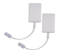 Jrifedptry BT Plug To ADSL RJ11 - Microfiltro divisor de Internet de banda ancha, 2 unidades, BT macho a BT y RJ11 hembra para módem de línea fija